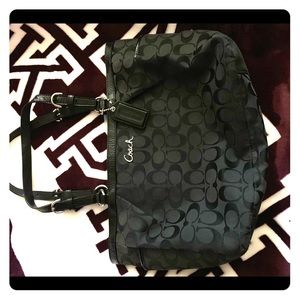 Black coach bag